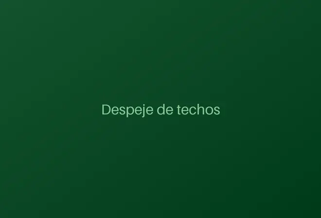 Poda de riesgo sobre techos